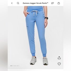 FIGS XL Ceil Blue Jogger Scrub Pant Like NEW